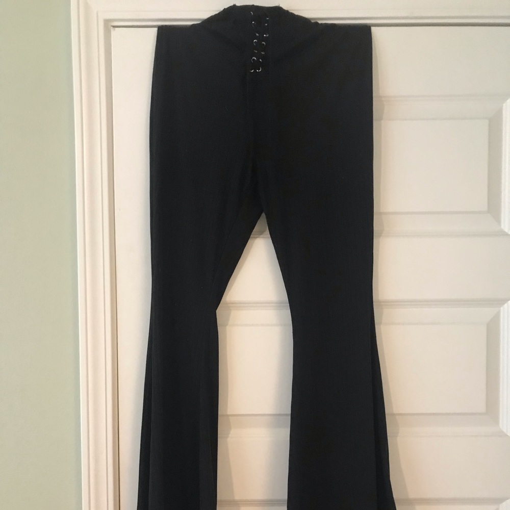 Black bell bottoms